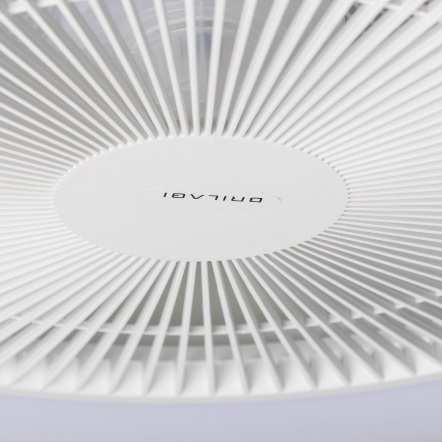 Brilagi - Dimmbare LED-Leuchte mit Ventilator AURA LED/38W/230V weiß + Fernbedienung
