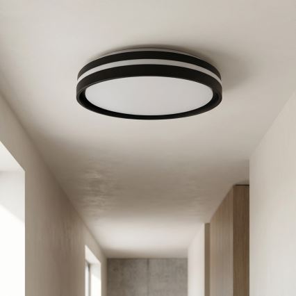 Brilagi - LED Dimmbare Deckenleuchte NAOMI LED/48W/230V 3000-6500K Ø 39 cm schwarz + Fernbedienung