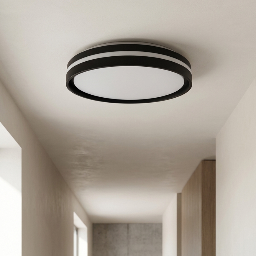 Brilagi - LED Dimmbare Deckenleuchte NAOMI LED/48W/230V 3000-6500K Ø 39 cm schwarz + Fernbedienung