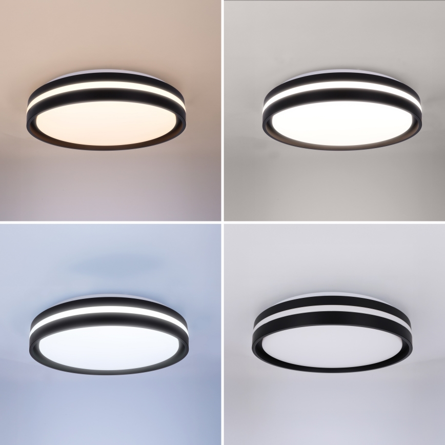 Brilagi - LED Dimmbare Deckenleuchte NAOMI LED/48W/230V 3000-6500K Ø 39 cm schwarz + Fernbedienung
