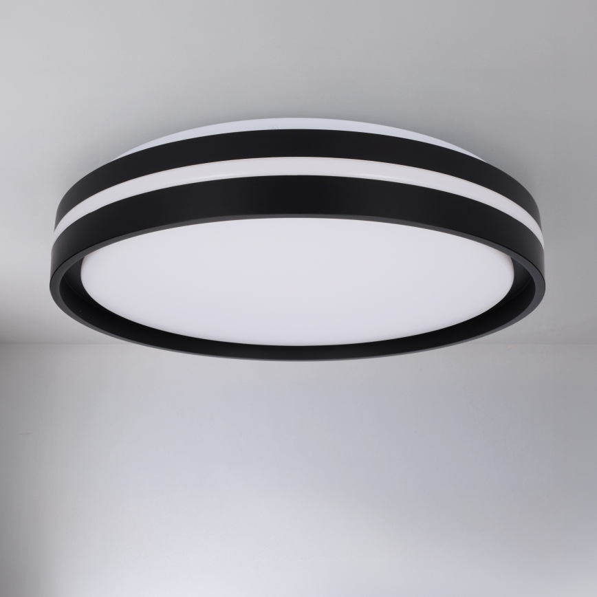 Brilagi - LED Dimmbare Deckenleuchte NAOMI LED/48W/230V 3000-6500K Ø 39 cm schwarz + Fernbedienung