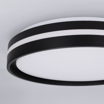Brilagi - LED Dimmbare Deckenleuchte NAOMI LED/48W/230V 3000-6500K Ø 39 cm schwarz + Fernbedienung