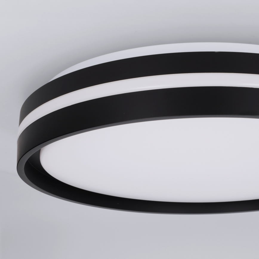 Brilagi - LED Dimmbare Deckenleuchte NAOMI LED/48W/230V 3000-6500K Ø 39 cm schwarz + Fernbedienung
