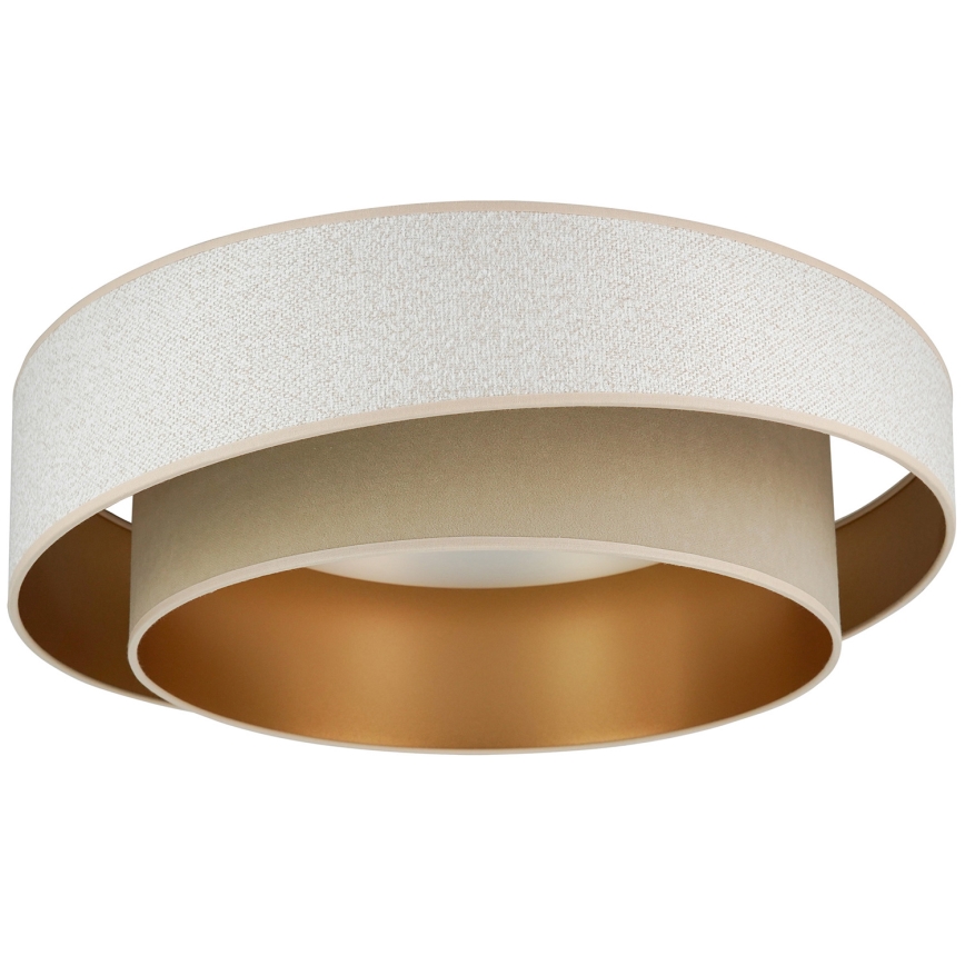 Brilagi - Dimmbare LED-Deckenleuchte VEGAS SHINE LED/24W/230V d 60 cm 3000/4000/6500K cremefarben/beige + Fernbedienung