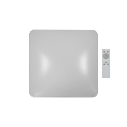 Brilagi - LED-dimmbare Deckenleuchte VELVET SQUARE LED/24W/230V 43x43 cm 3000/4000/6500K + Fernbedienung beige