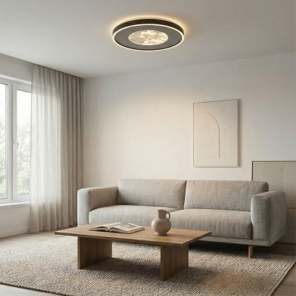 Brilagi - LED-dimmbare Deckenleuchte VIRELA LED/86W/230V 3000–6000K Ø 50 cm + Fernbedienung