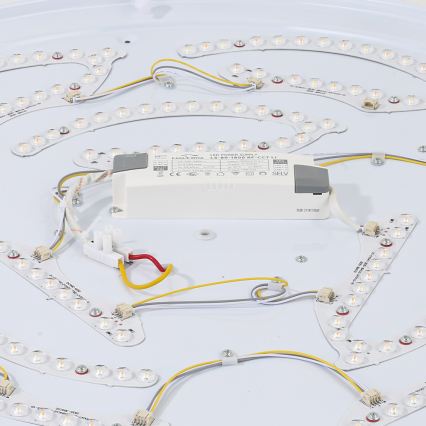 Brilagi - LED-dimmbare Deckenleuchte WOODROUND LED/40W/230V 3000-6000K Ø 60 cm Holz CRI 90 + Fernbedienung