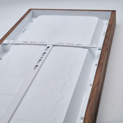 Brilagi - Dimmbare LED-Deckenleuchte für Badezimmer WOODY FRAME LED/50W/230V Eiche Kirsche 120x30 cm 3000-6000K IP44 + Fernbedienung