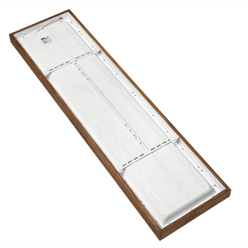Brilagi - Dimmbare LED-Deckenleuchte für Badezimmer WOODY FRAME LED/50W/230V Eiche Kirsche 120x30 cm 3000-6000K IP44 + Fernbedienung