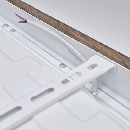 Brilagi - Dimmbare LED-Deckenleuchte für Badezimmer WOODY FRAME LED/50W/230V Eiche 60x60 cm 3000-6000K IP44 + Fernbedienung