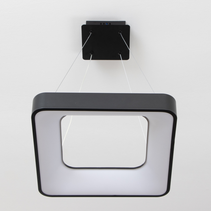 Brilagi - LED-dimmbare Pendelleuchte an Kabel FALCON II LED/80W/230V 3000-6500K 40x40 cm schwarz + Fernbedienung