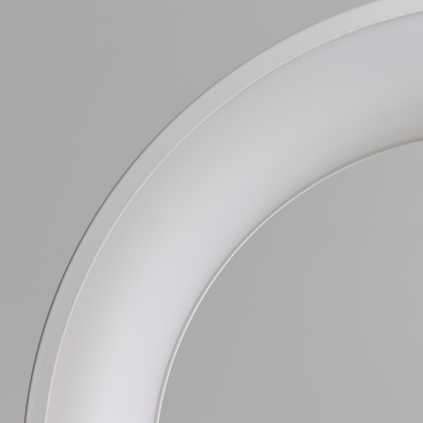 Brilagi - dimmbare LED-Pendelleuchte FALCON, LED/80W/230V, 3000-6500K, Ø 60 cm, Weiß + Fernbedienung