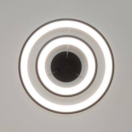 Brilagi - LED dimmbare Pendelleuchte an Kabel FALCON SLIM LED/68W/230V 3000–6500K Ø 50 cm schwarz + Fernbedienung