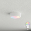 BRILAGI - Dimmbare LED RGBW-Deckenleuchte CLARE 1xE27/12W/230V 2700-6500K Ø 20 cm weiß