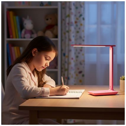 Brilagi - LED dimmbare Tischlampe MODO LED/7W/230V 3000/4000/6500K rosa