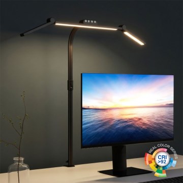 Brilagi - dimmbare LED-Tischlampe mit Touch-Bedienung und Clip VARIO LED/24W/230V 3000-6500K CRI 92 schwarz