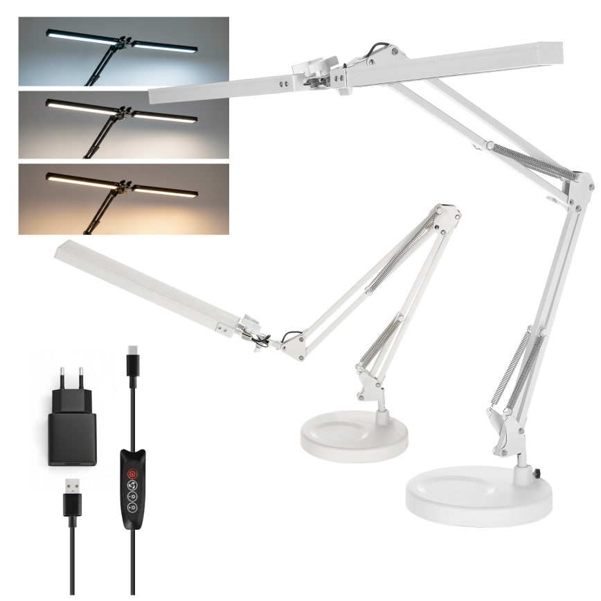Brilagi - dimmbare LED-Tischlampe VARIO LED/15W/230V 3000-6000K weiß