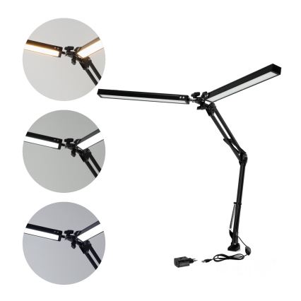 Brilagi - Dimmbare LED-Tischleuchte VARIO 2xLED/14W/230V 3000-6000K schwarz