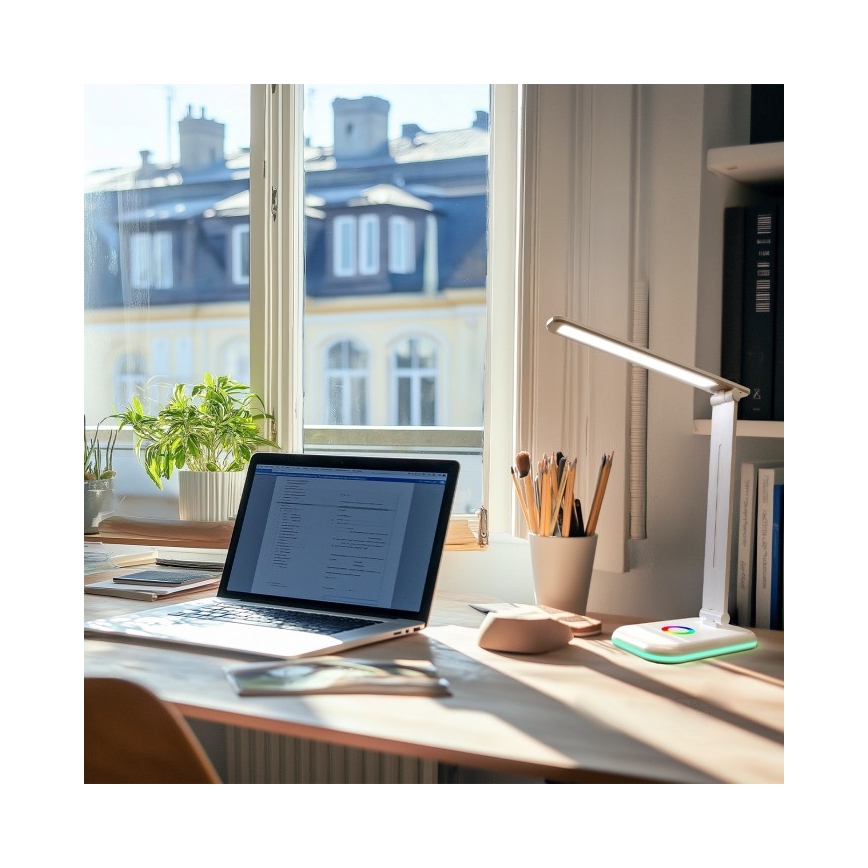 Brilagi - Dimmbare RGBW-LED-Tischlampe MODO LED/7W/5V 3000/4000/6500K weiß