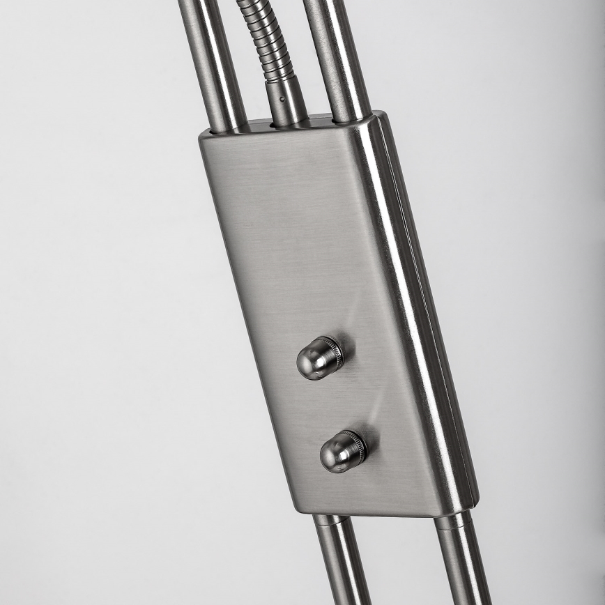 Brilagi - Dimmbare Stehleuchte SCARLETT 1xR7s/230W/230V + 1xG9/40W mattchrom