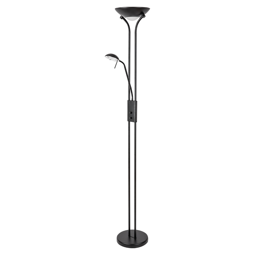 Brilagi - Dimmbare Stehleuchte SCARLETT 1xR7s/230W/230V + 1xG9/40W schwarz