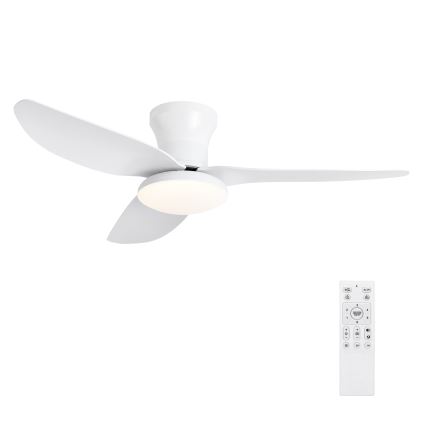 Brilagi - LED-dimmbarer Deckenventilator LED/30W/230V 3000-6500K weiß + Fernbedienung