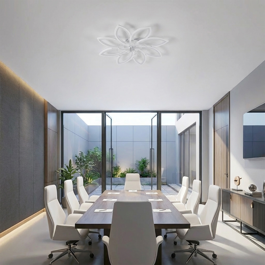 Brilagi - LED-dimmbarer Deckenventilator LED/43W/230V Ø 90 cm weiß + Fernbedienung
