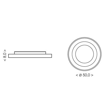 BRILAGI - LED-dimmbare Kinder-Deckenleuchte ASTRO LED/55W/230V 3000-6000K Ø 50 cm + Fernbedienung