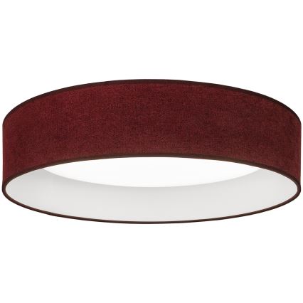 Brilagi - dimmbare LED-Deckenleuchte VELVET SMARTIX LED/36W/230V 3000-6000K Ø 55 cm weinrot Wi-Fi Tuya Beacon + Fernbedienung