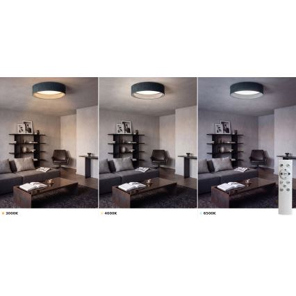 Brilagi - LED-dimmbare Deckenleuchte VELVET SMART VARI LED/24W/230V 3000-6500K Ø 45 cm grün + Fernbedienung