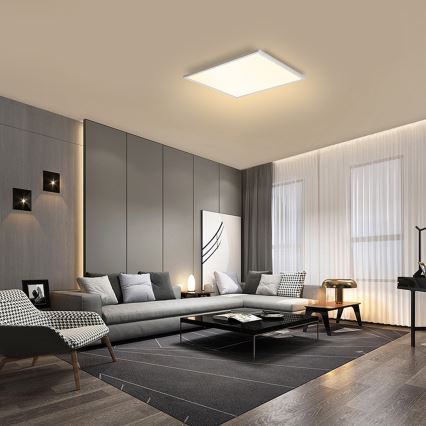 Brilagi - Dimmbare LED-Deckenleuchte SLIMFRAME LED/58W/230V 60x60 cm 3000-6000K weiß + Fernbedienung