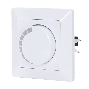 BRILAGI - Drehdimmer mit Rahmen 110W/230V weiß