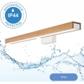 Brilagi - Éclairage de miroir salle de bain WOODY MIRROR LED/12W/230V 60 cm IP44 chêne/blanc