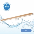 Brilagi - Éclairage de miroir salle de bain WOODY MIRROR LED/15W/230V 90 cm IP44 chêne/blanc