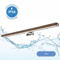 Brilagi - Éclairage de miroir salle de bain WOODY MIRROR LED/15W/230V 90 cm IP44 chêne noyer/chrome brillant