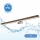 Brilagi - Éclairage de miroir salle de bain WOODY MIRROR LED/15W/230V 90 cm IP44 chêne noyer/chrome brillant
