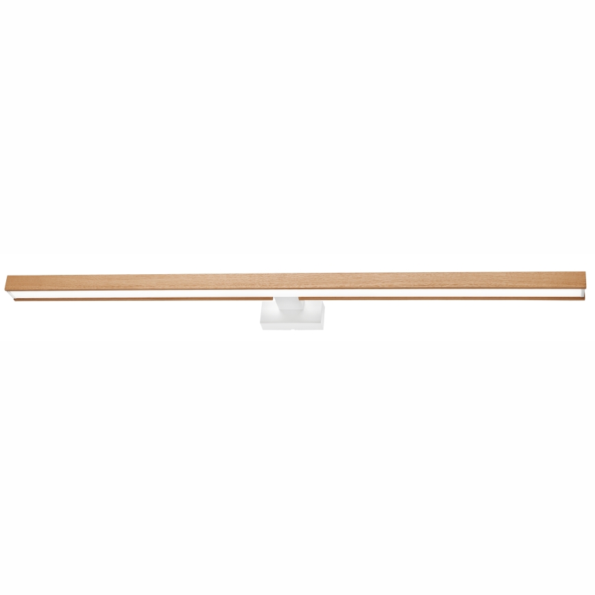 Brilagi - Éclairage de miroir salle de bain WOODY MIRROR LED/15W/230V 90 cm IP44 chêne/blanc