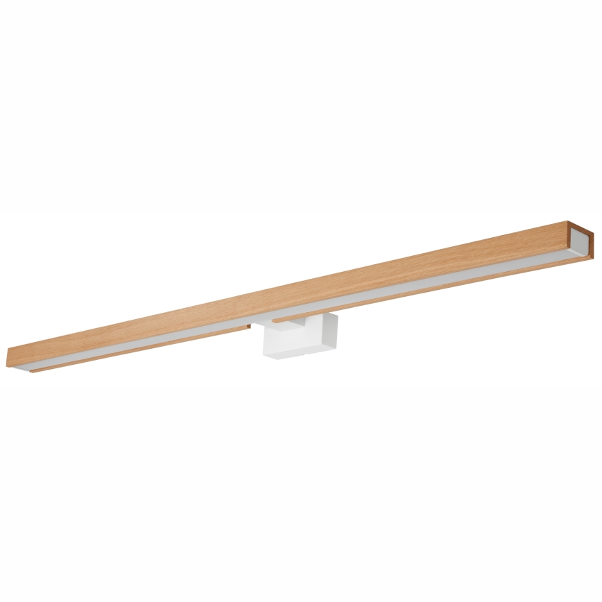 Brilagi - Éclairage de miroir salle de bain WOODY MIRROR LED/15W/230V 90 cm IP44 chêne/blanc