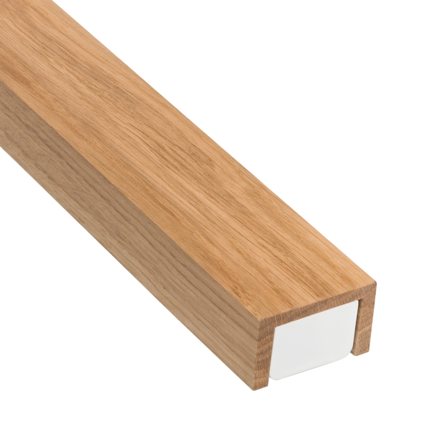 Brilagi - Éclairage de miroir salle de bain WOODY MIRROR LED/15W/230V 90 cm IP44 chêne/blanc