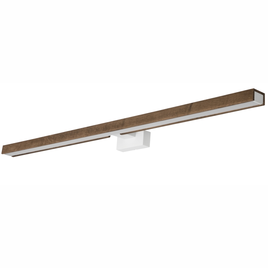 Brilagi - Éclairage de miroir salle de bain WOODY MIRROR LED/15W/230V 90 cm IP44 chêne noyer/blanc