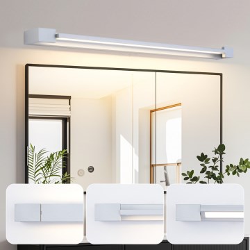 Brilagi - Éclairage LED pour miroir de salle de bains AQUA LINE LED/24W/230V 90 cm IP44 chrome mat IRC 90