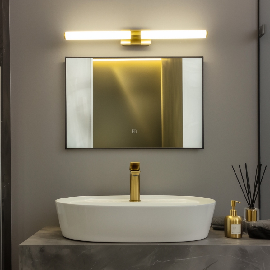 Brilagi - Éclairage LED pour miroir de salle de bains DIANA LED/10W/230V 60 cm IP44 noir