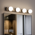 Brilagi - Éclairage LED pour miroir de salle de bains HOLLYWOOD 4xLED/3W/230V 53 cm IP44 noir