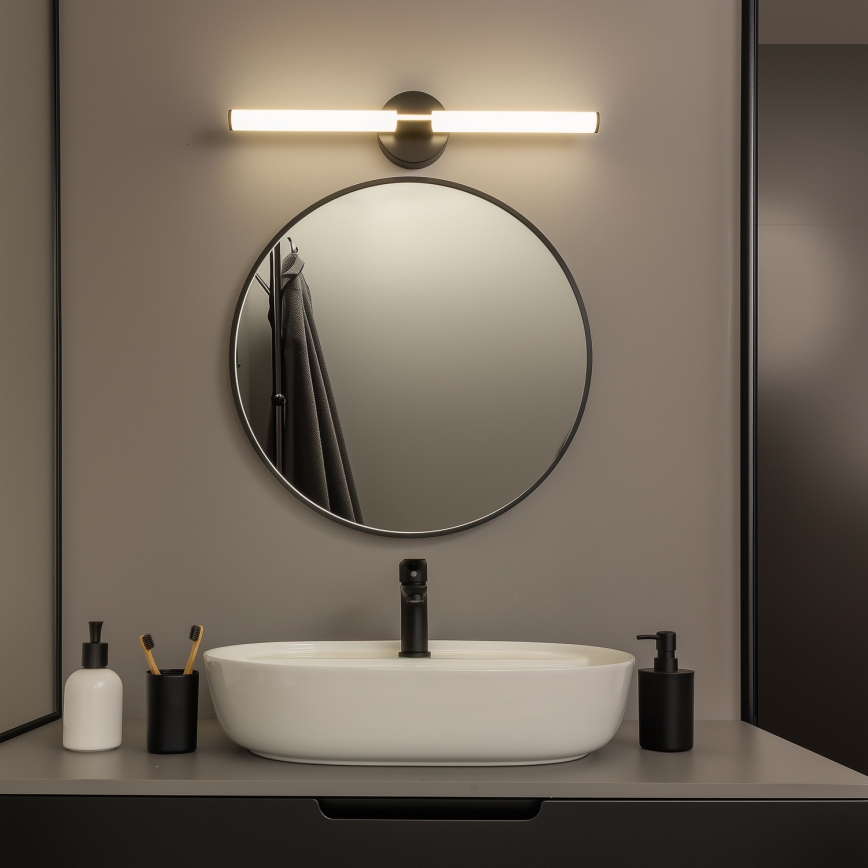 Brilagi - Éclairage LED pour miroir de salle de bains LARA LED/10W/230V 60 cm IP44 noir