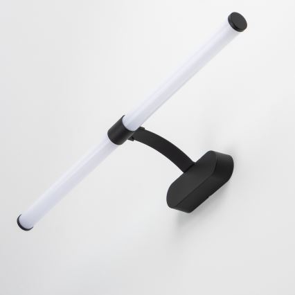 Brilagi - Éclairage miroir LED 2 en 1 TUBEO LED/8W/230V 60 cm IP44 noir