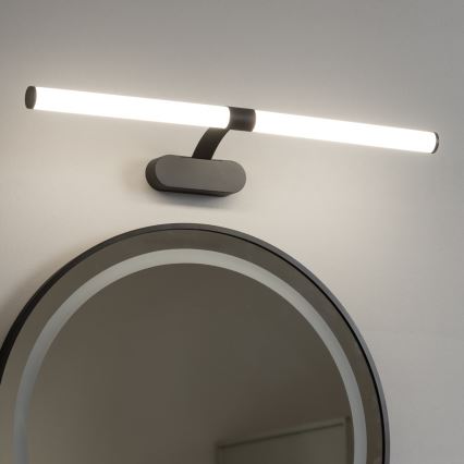 Brilagi - Éclairage miroir LED 2 en 1 TUBEO LED/8W/230V 60 cm IP44 noir