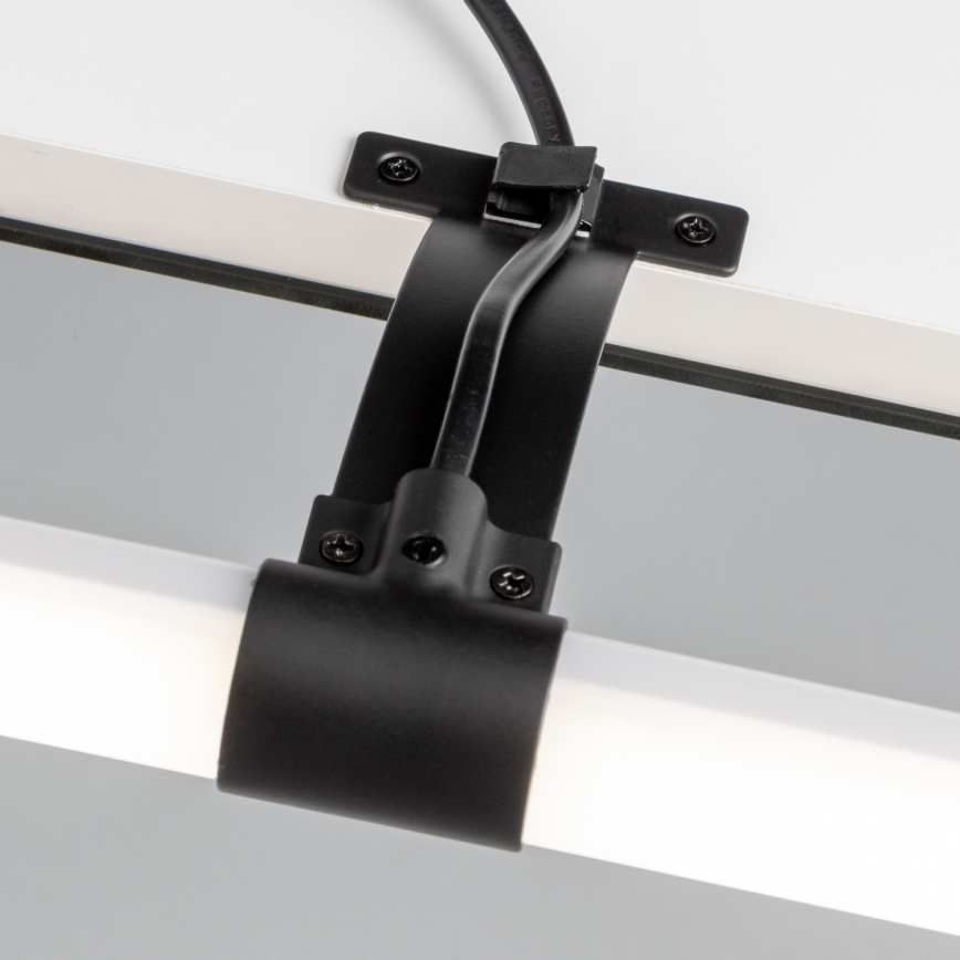 Brilagi - Éclairage miroir LED 2 en 1 TUBEO LED/8W/230V 60 cm IP44 noir