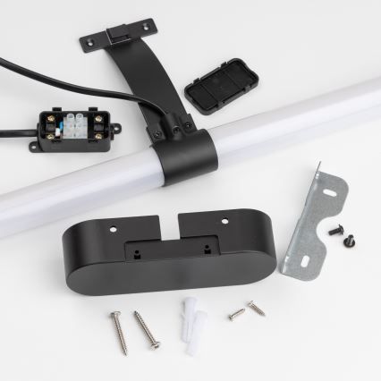 Brilagi - Éclairage miroir LED 2 en 1 TUBEO LED/8W/230V 60 cm IP44 noir