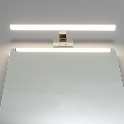 Brilagi - Éclairage miroir LED 3-en-1 pour salle de bains VESTRA LED/12W/230V 60 cm IP44 chrome brillant