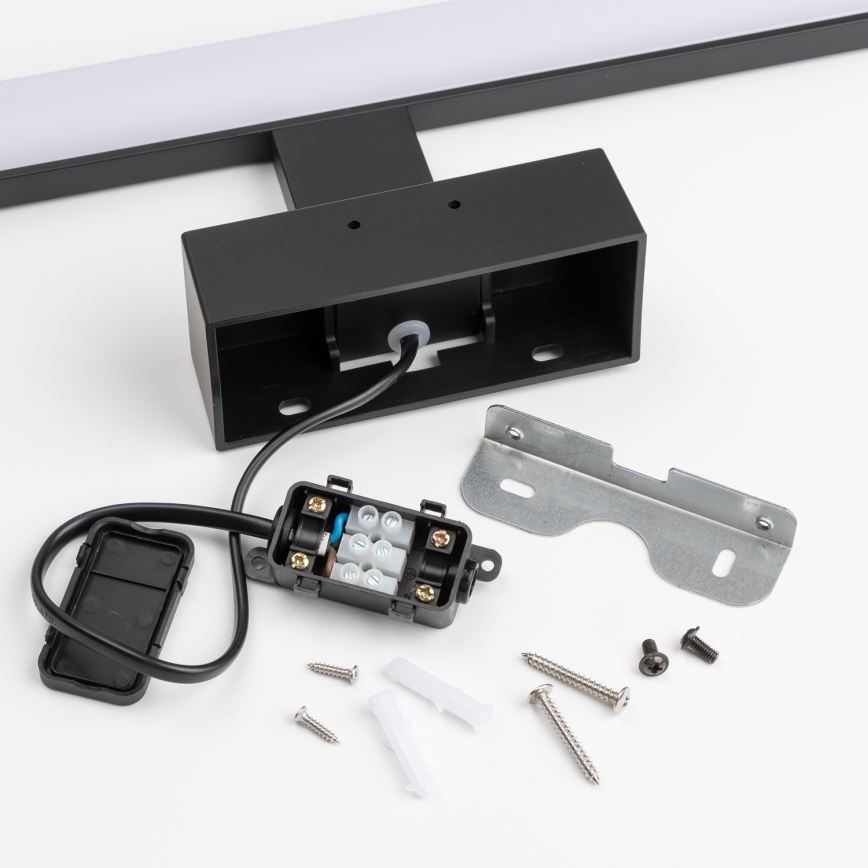 Brilagi - Éclairage LED pour miroir de salle de bains 3-en-1 VESTRA LED/15W/230V 80 cm IP44 noir